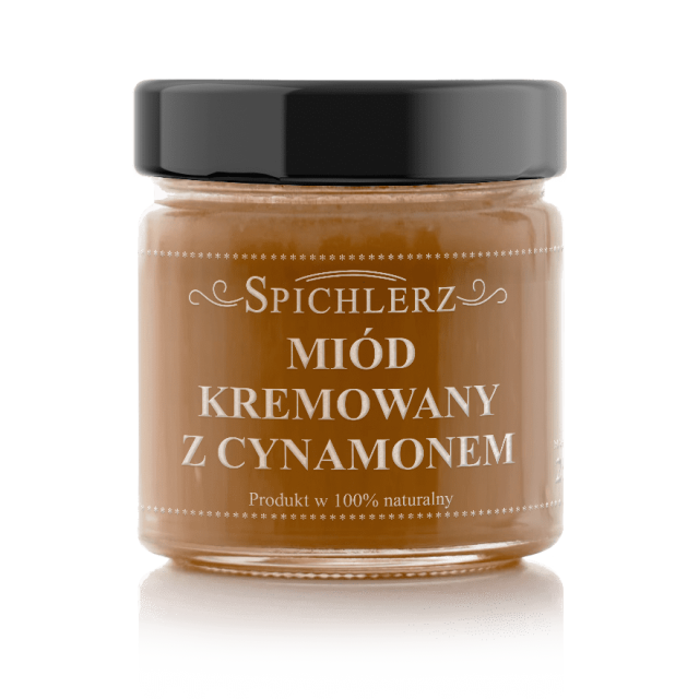 Miód kremowany z cynamonem 250g