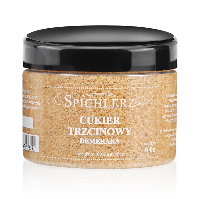 Cukier trzcinowy demerara 400g