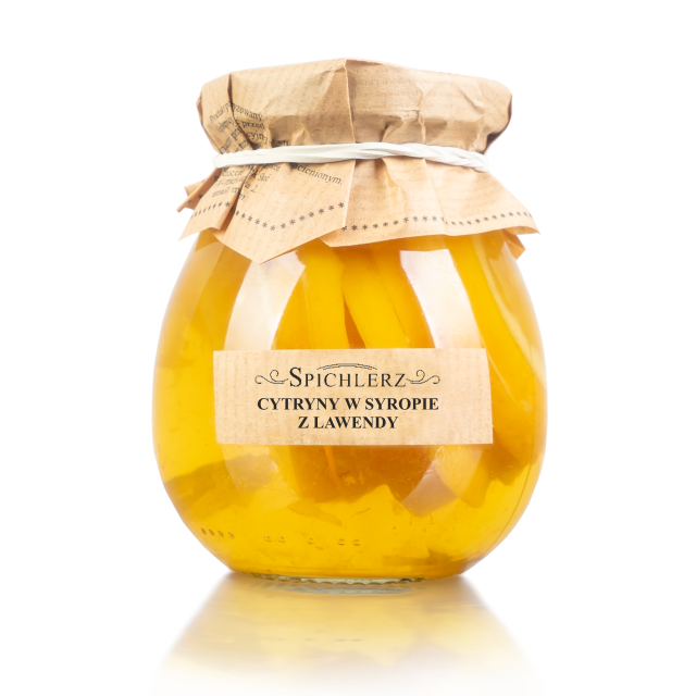 Cytryna w syropie z lawendy260g