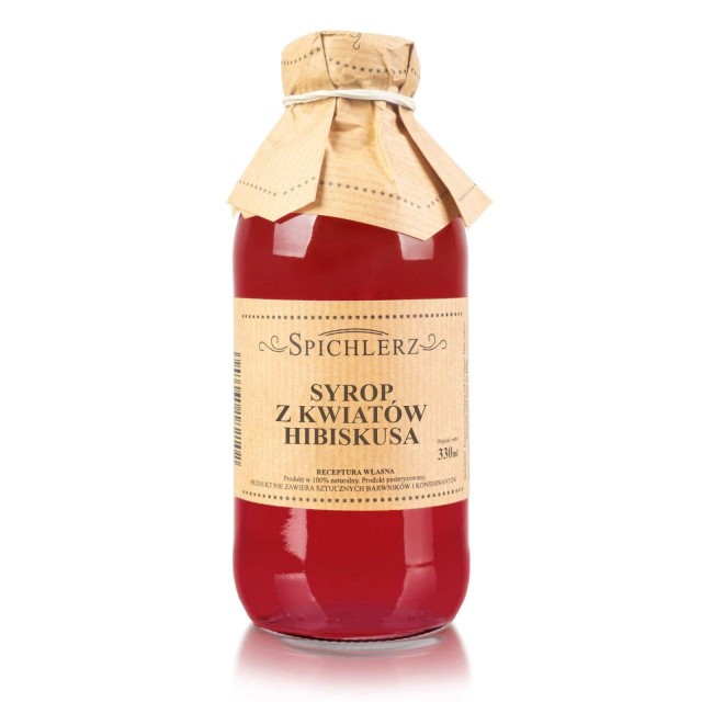 Syrop z kwiatów hibiskusa 330 ml 