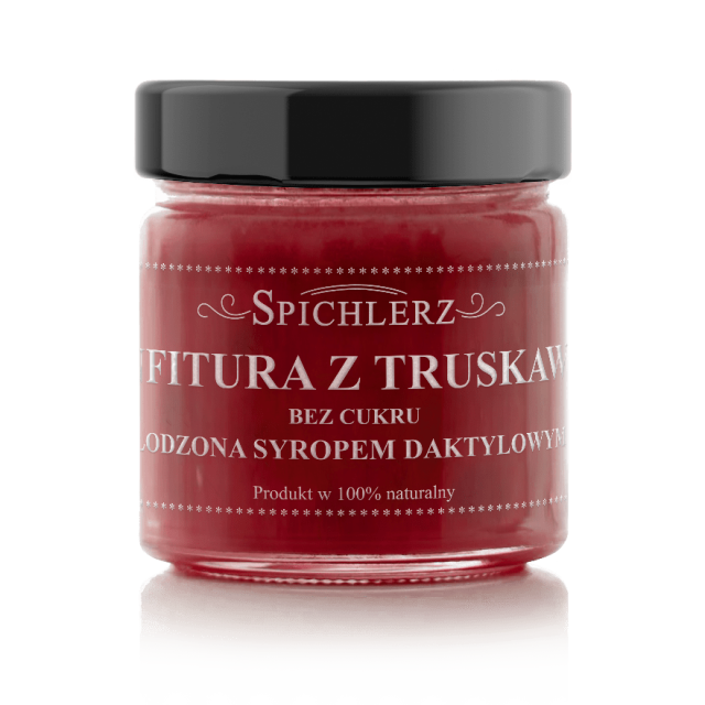 Bez cukru Konfitura z truskawek 100g