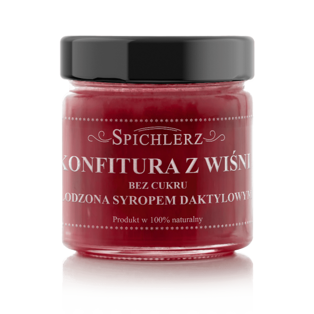 Bez cukru Konfitura z wiśni 100g