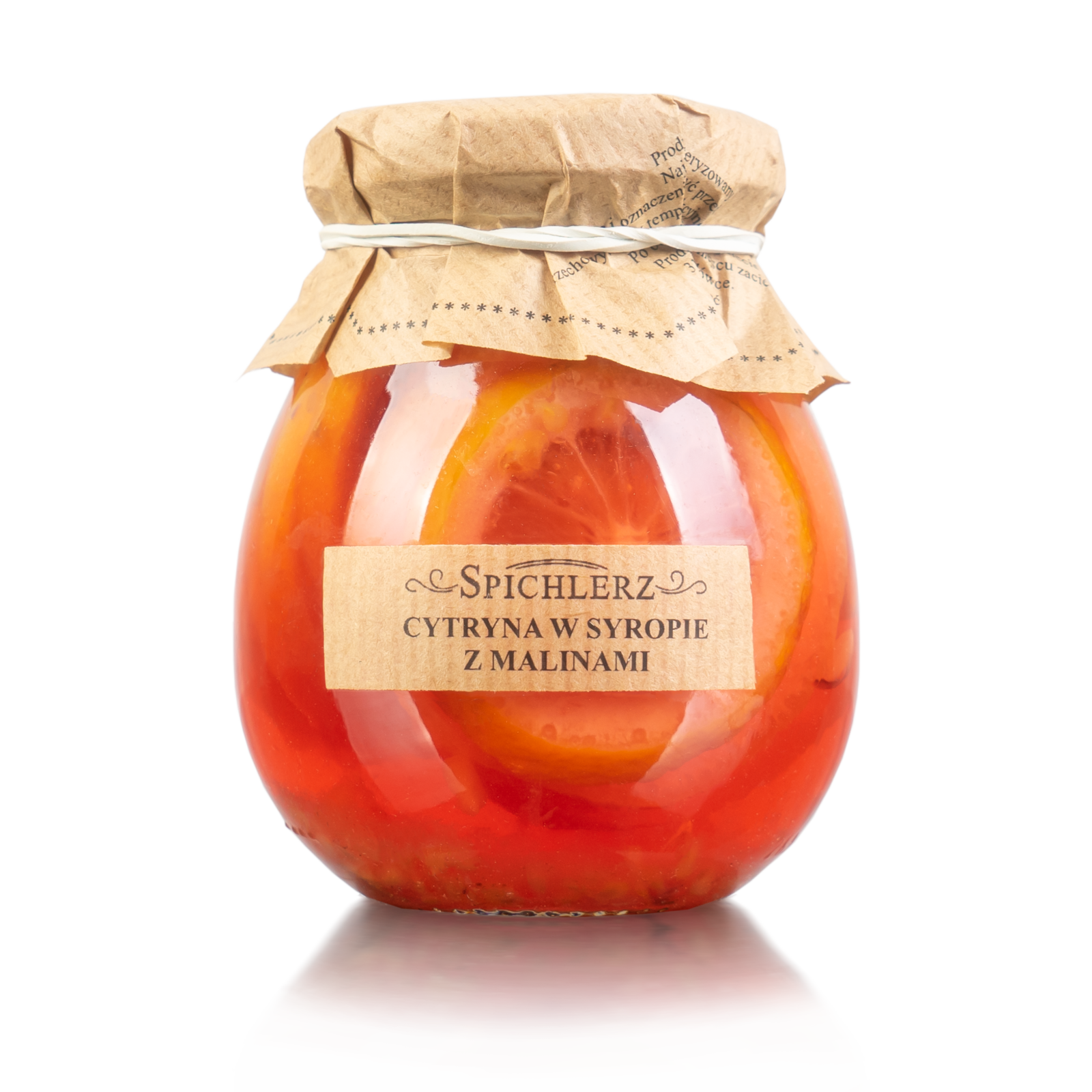 Cytryna w syropie z maliną 260g
