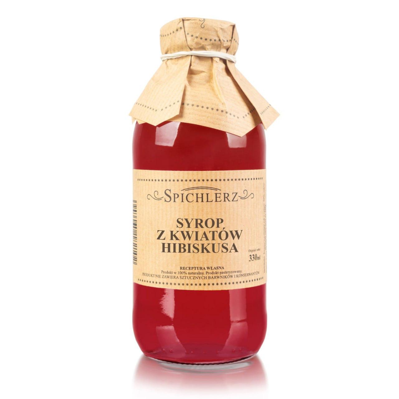 Syrop z kwiatów hibiskusa 330 ml 