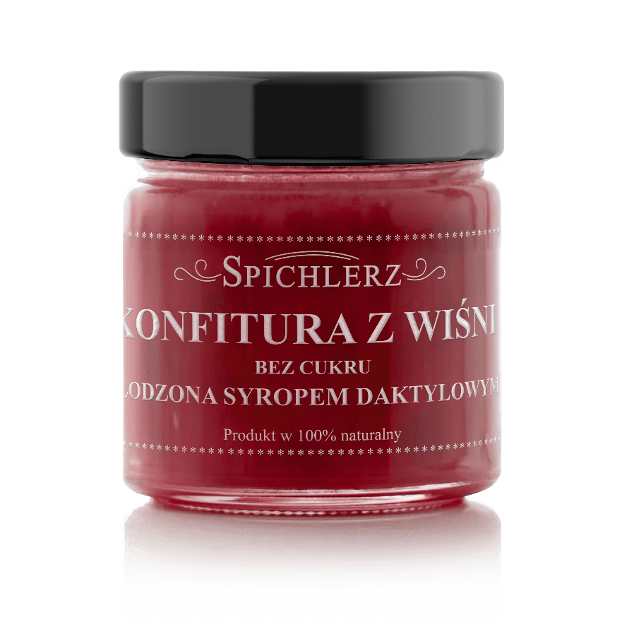 Bez cukru Konfitura z wiśni 100g